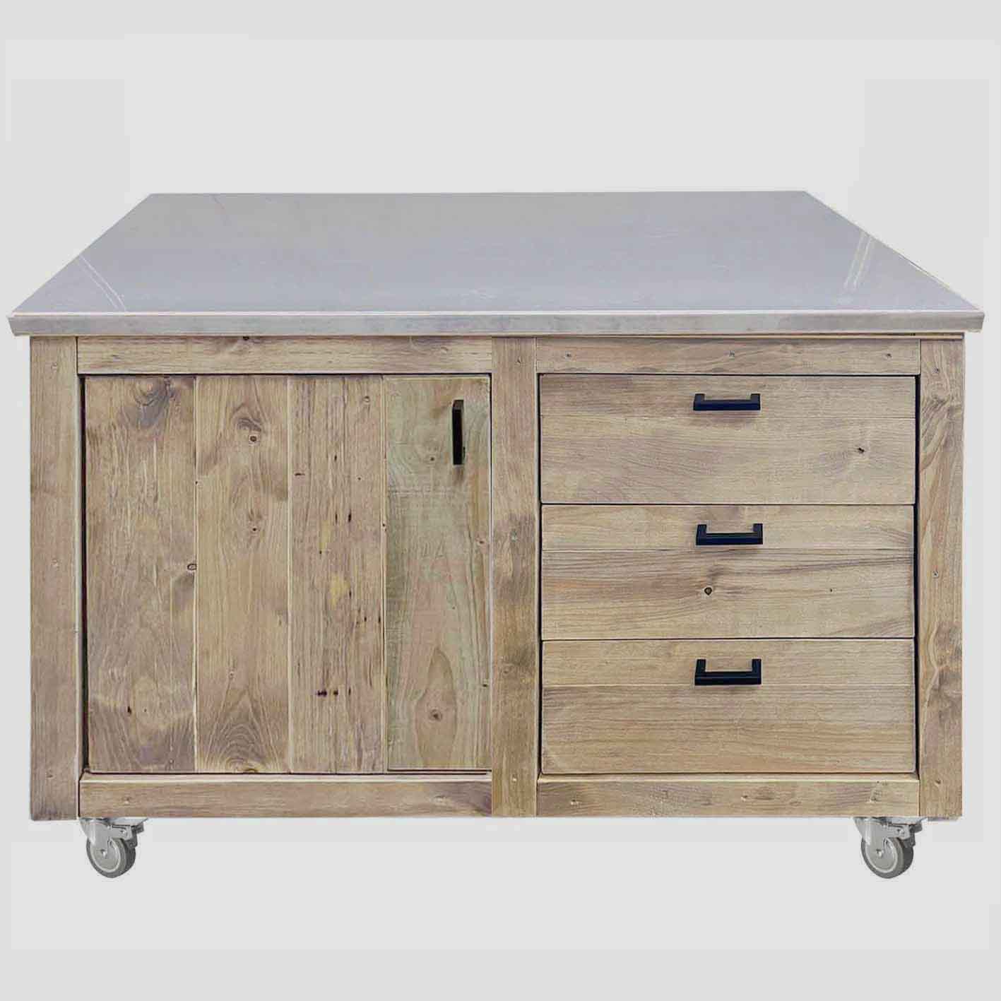 Bauholz Style: Grilltisch - Outdoorküche - Bar - Tresen - "PERTHONE WOOD-ONE-SL" Bauholz Style: Grilltisch - Outdoorküche - Bar - Tresen - "PERTHONE WOOD-ONE-SL"