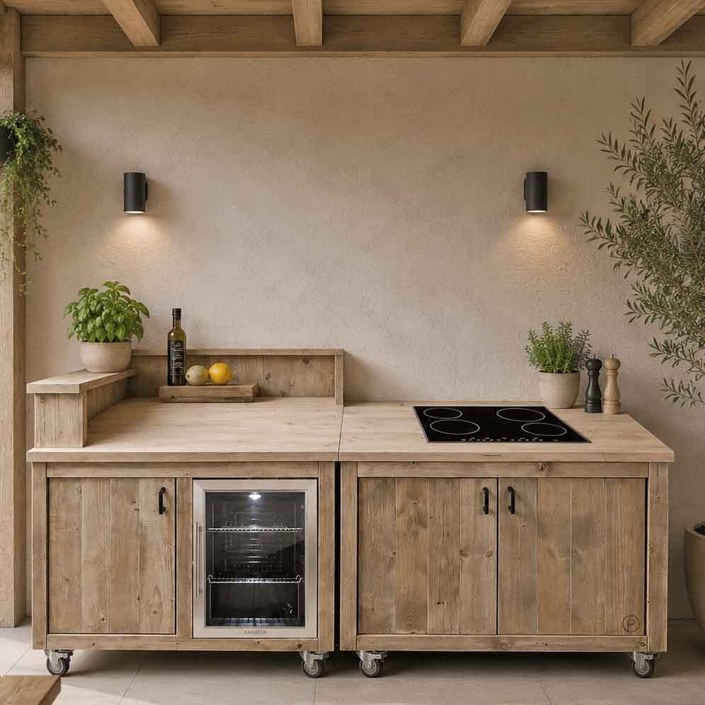 Bauholz Style: Grilltisch - Outdoorküche  "PERTHONE-B40"