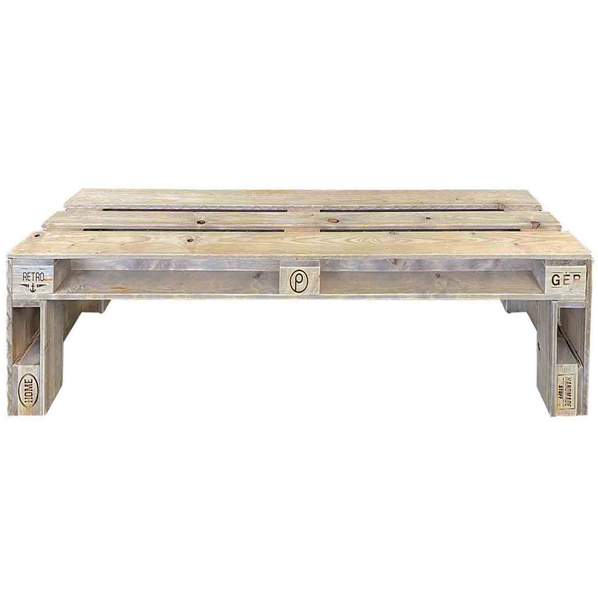 Palettenmöbel: Sitzbank - Gartenbank "PORTOFINO" 120 - 200 cm