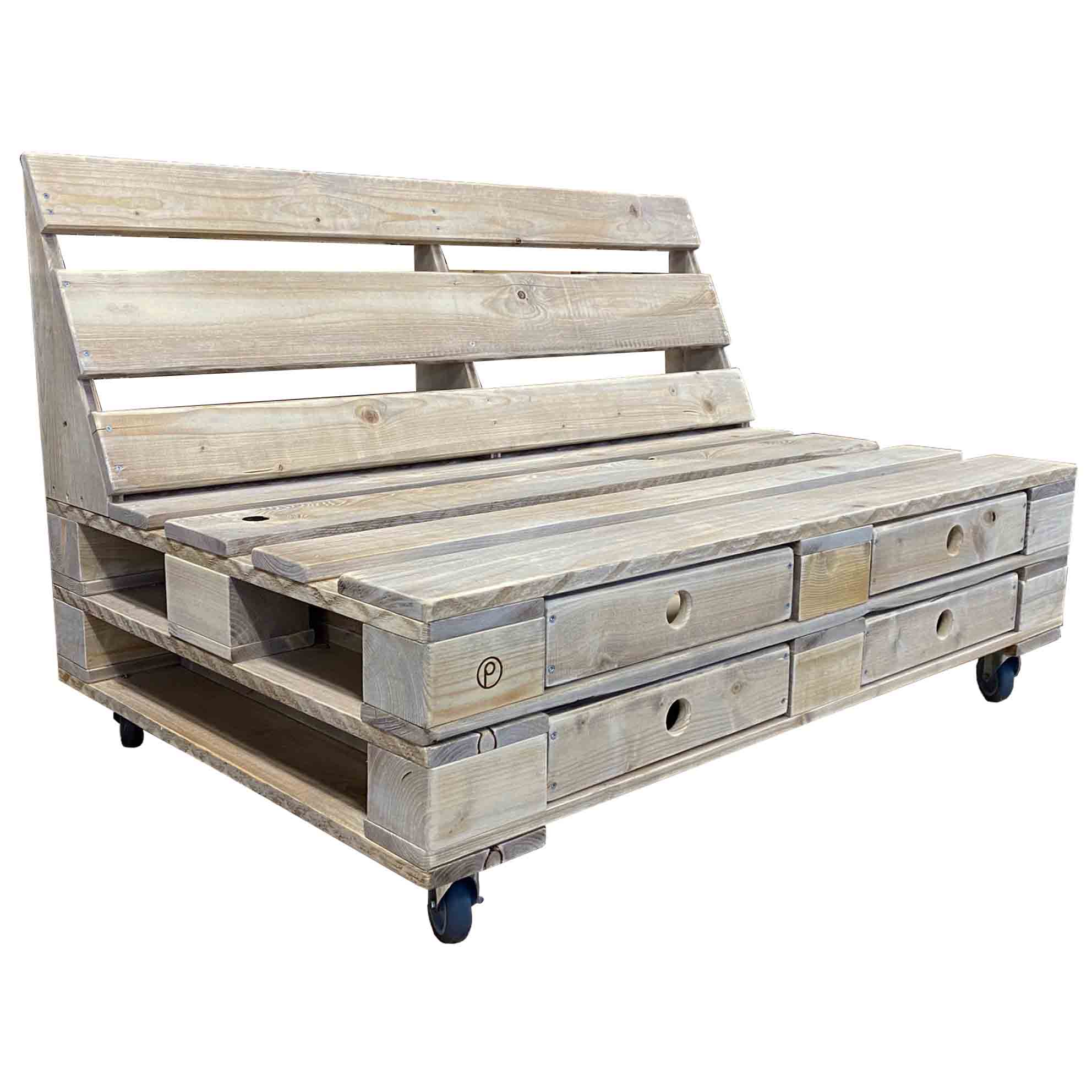 260070-PERTHONE-S-L-4 Paletten Sofa, Lounge-Sofa "PERTHONE S-L mit Schubladen"