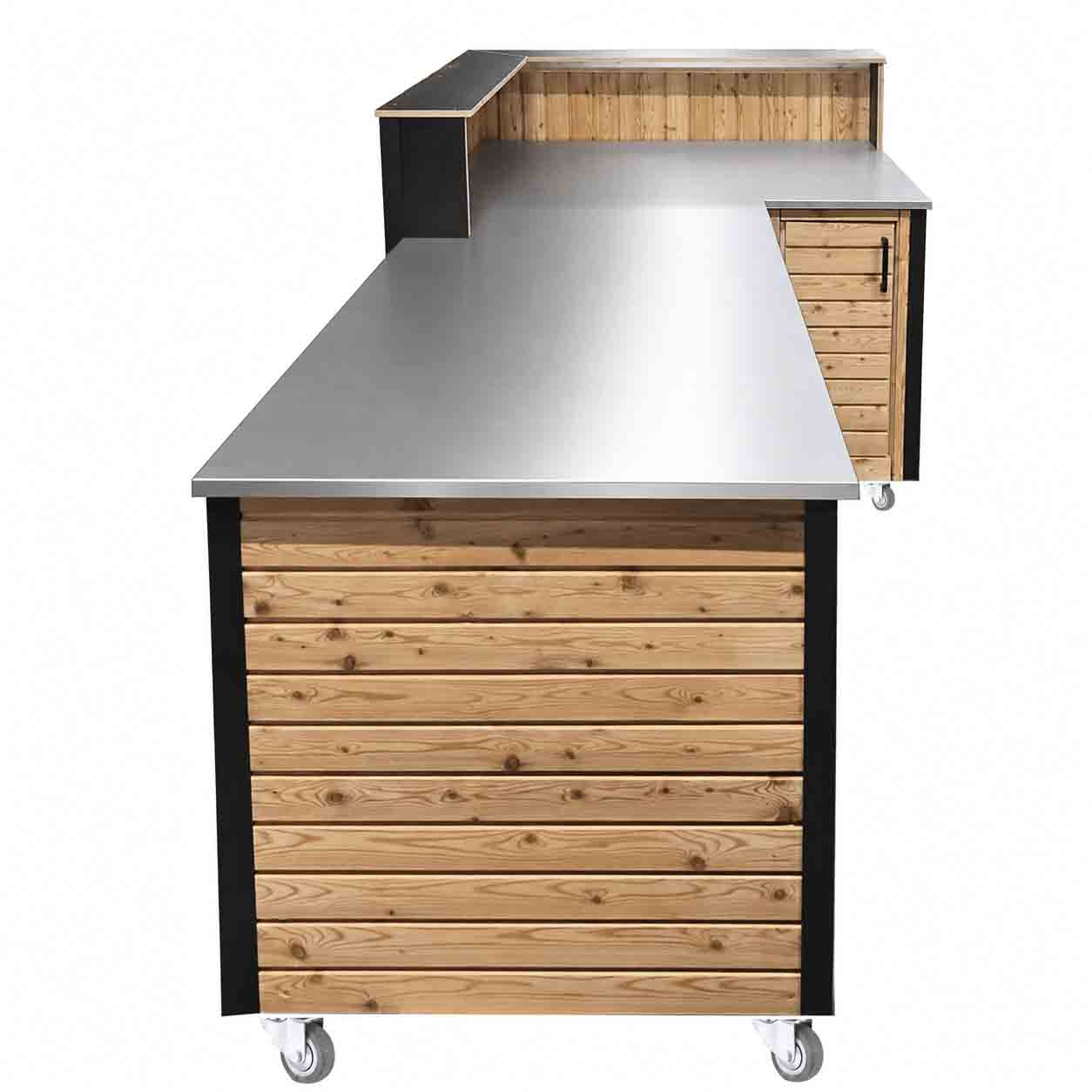 LÄRCHE exklusiv: Outdoorküche - Grilltisch - BBQ Möbel - Grillstation  "PERTHONE LEO 25"