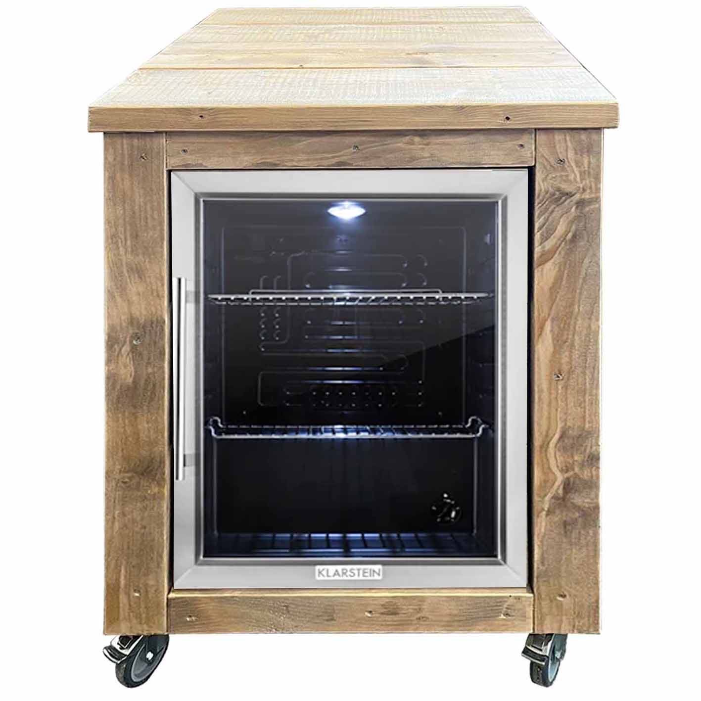 Bauholz Style: Grilltisch - Outdoorküchen-Modul "PERTHONE WOOD Cool" Bauholz Style: Grilltisch - Outdoorküchen-Modul "PERTHONE WOOD Cool"