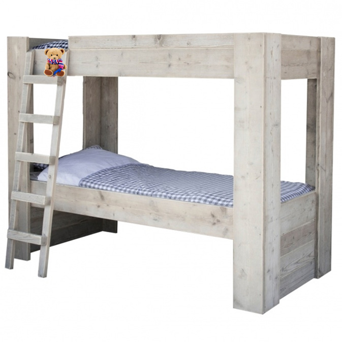 Bauholz  Etagenbett / Hochbett "AREZZO"