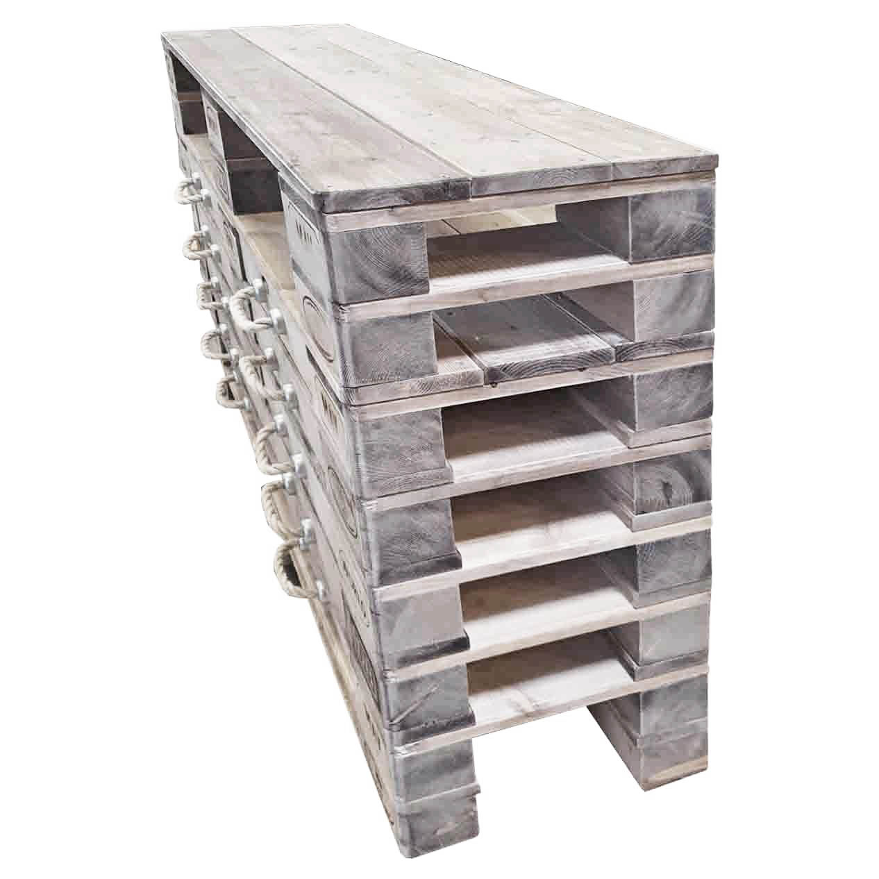 260342-NEU-Kalapana-High-3 Palettenmöbel Kommode - Highboard "KALAPANA-HIGH"