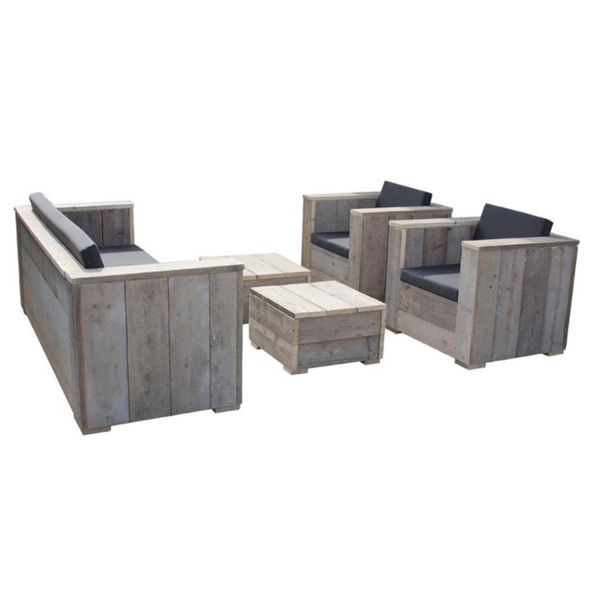 Bauholz - Lounge / Garten Set   "SOTAVENTO"