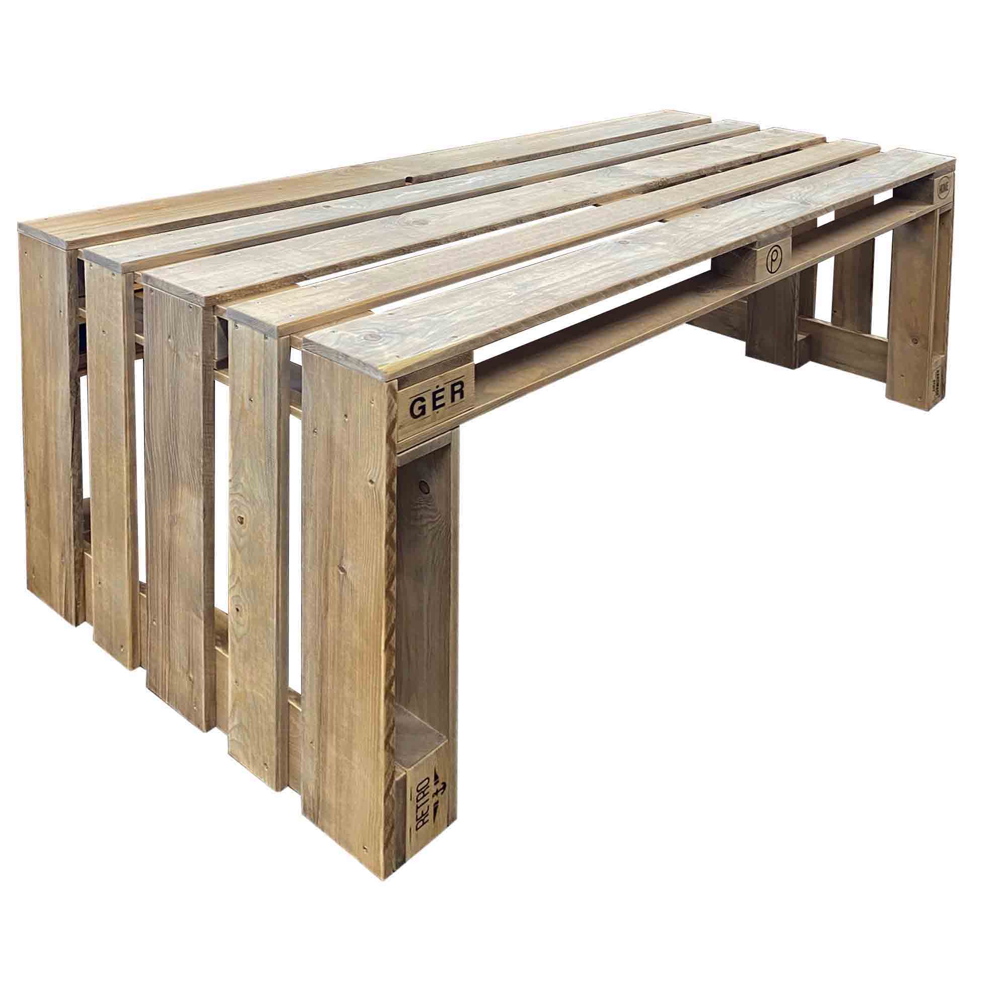 Palettenmöbel Esstisch - Lounge Tisch "CARRARA" 120 - 200 cm Palettenmöbel Esstisch - Lounge Tisch "CARRARA" 120 - 200 cm