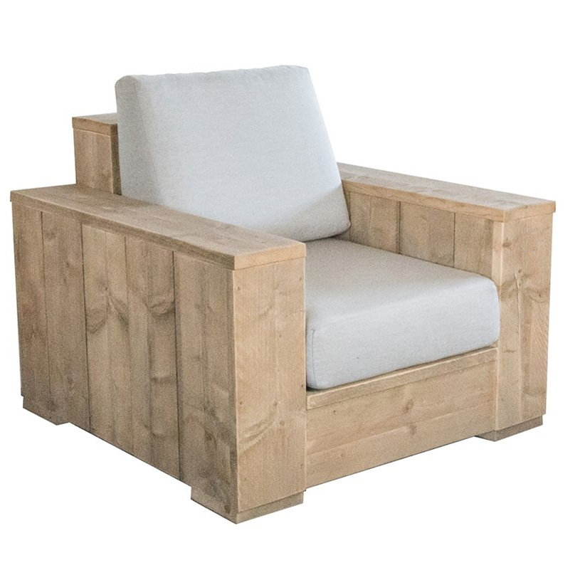 Bauholz - Lounge / Garten Sessel XXL  "COSTA CALMA"