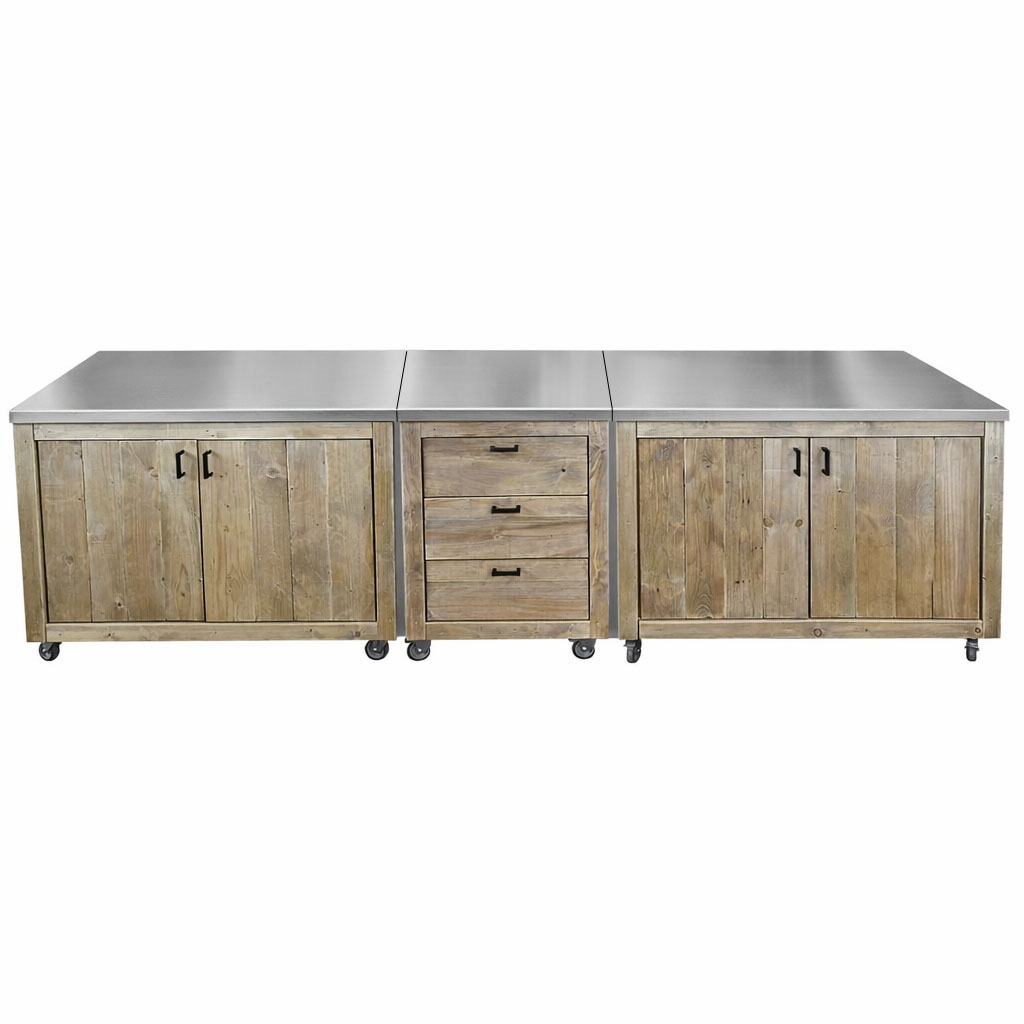 Bauholz Style: Grilltisch - Outdoorküche - Bar - Tresen - "PERTHONE-B30"