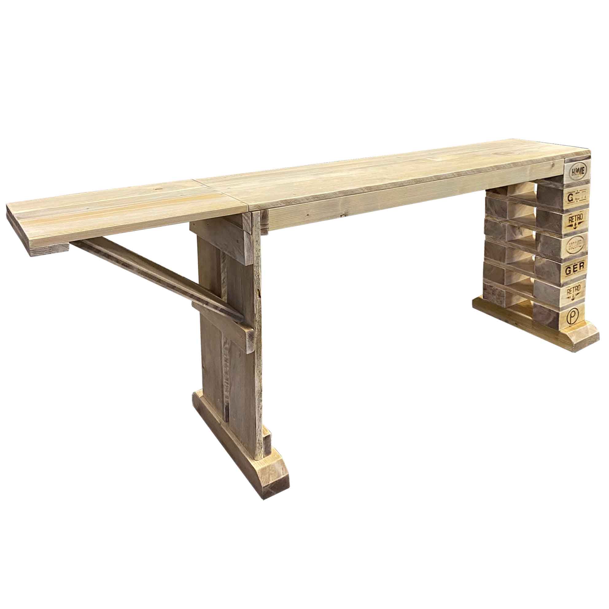 Wohnzimmertisch-Couchtisch-aus Paletten-Palettenmöbel