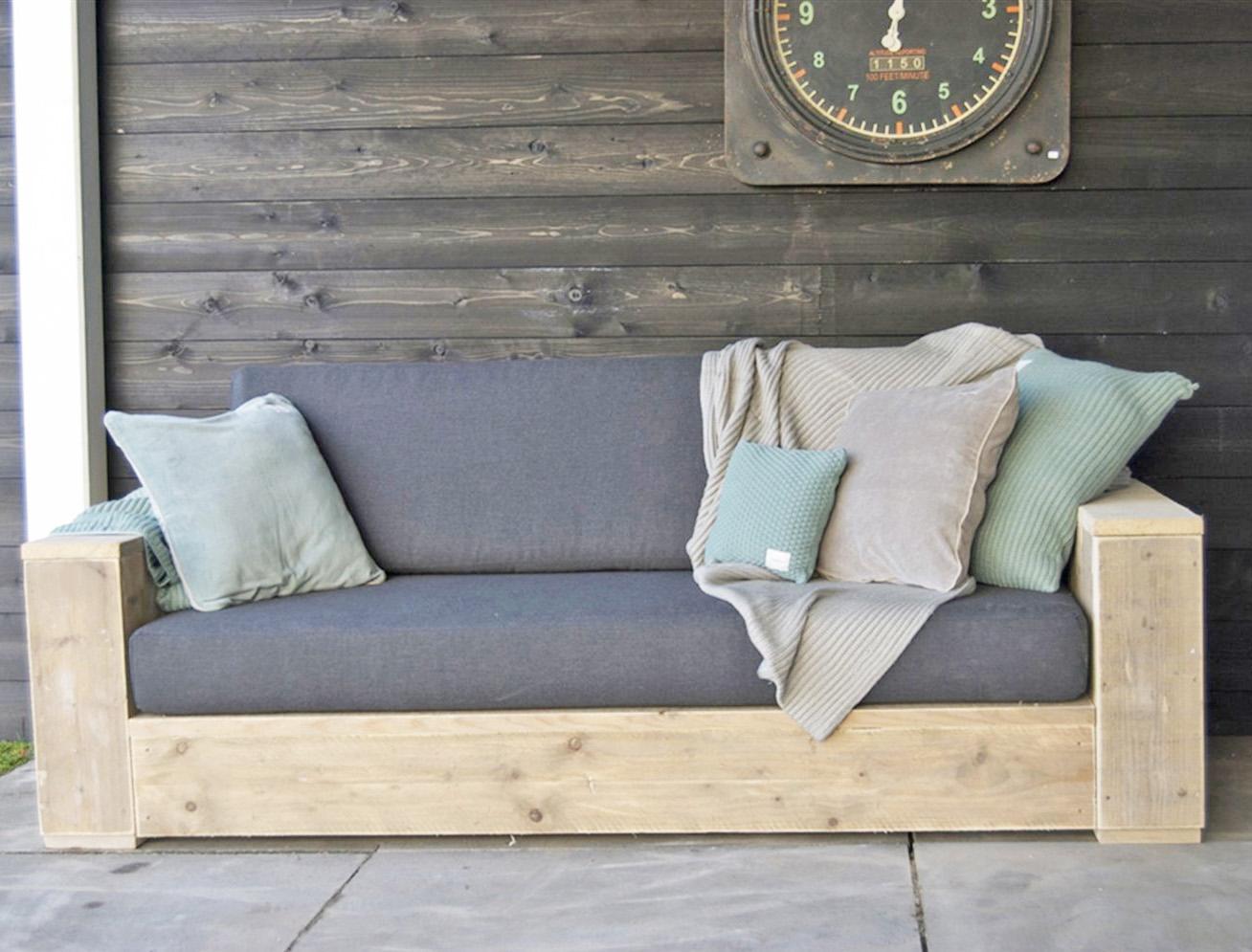 Bauholz - Lounge-Bank, Garten Bank "CORALEJO-SH 25" 150 - 250 cm