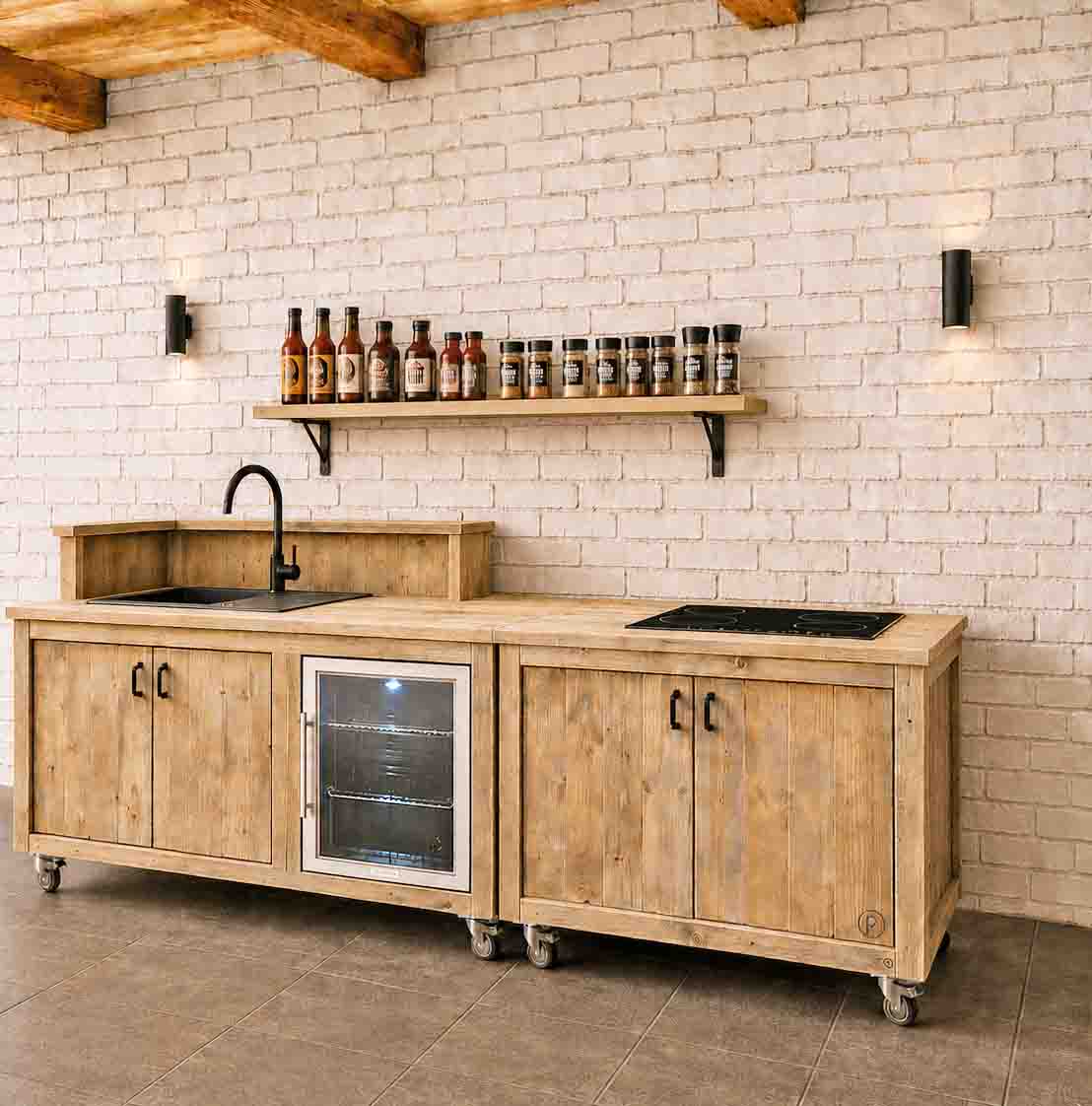 Bauholz Style: Grilltisch - Outdoorküche  "PERTHONE-B29"