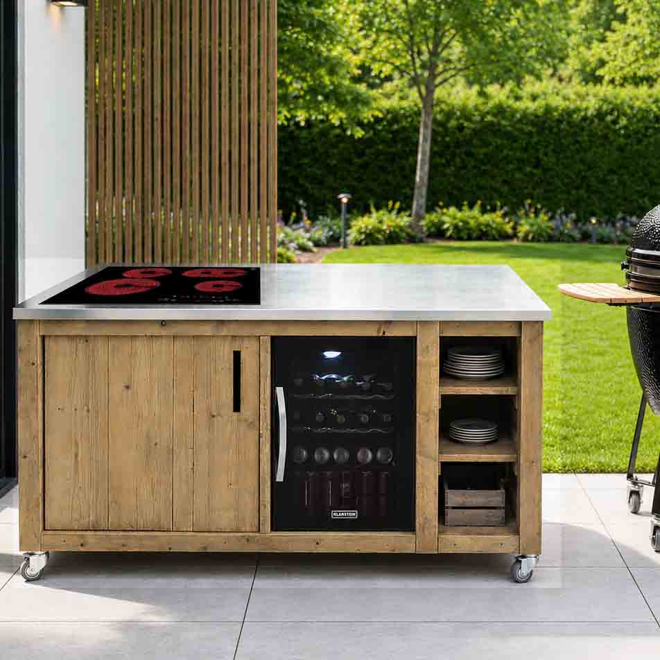Bauholz Style: Grilltisch - Outdoorküche - Bar - Tresen - "PERTHONE-B21"
