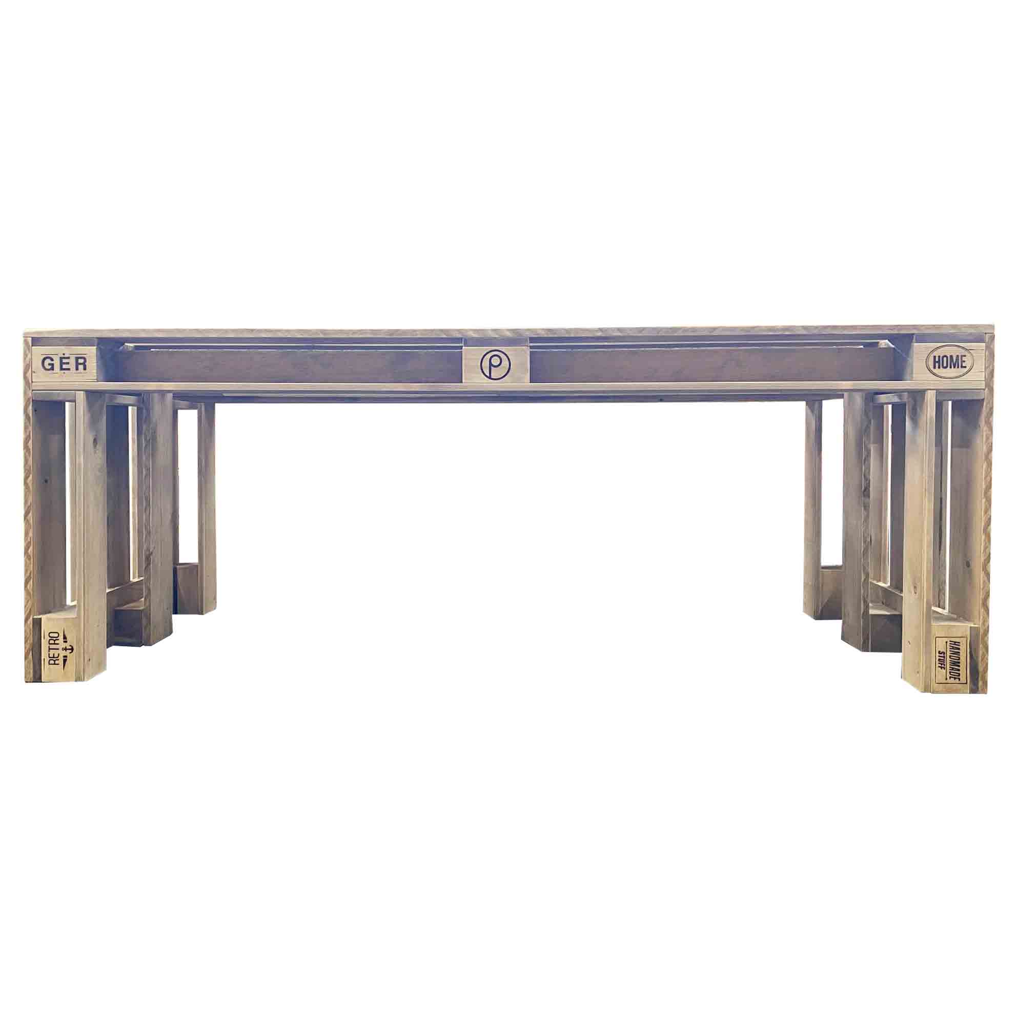 Palettenmöbel Esstisch - Lounge Tisch "CARRARA" 120 - 200 cm