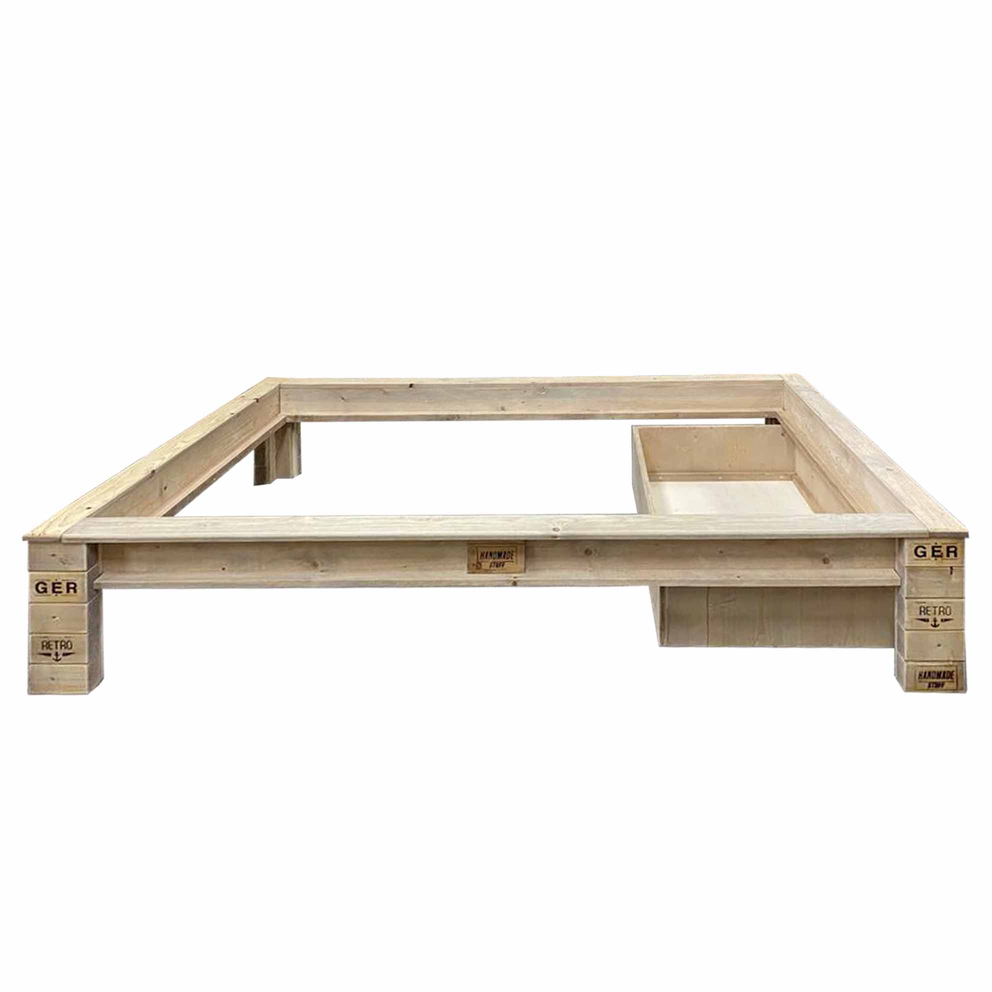 Palettenmöbel Bett "BORA-BORA"