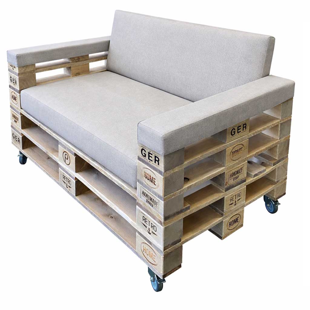Palettenmöbel:  Lounge-Sessel  "ROCCO-XL"