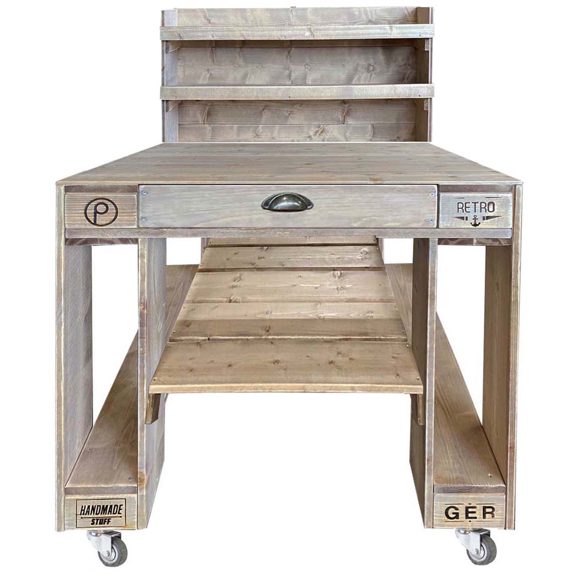 Palettenmöbel Grilltisch - Grillstation "PERTHONE-S-100" Palettenmöbel Grilltisch - Grillstation "PERTHONE-S-100"