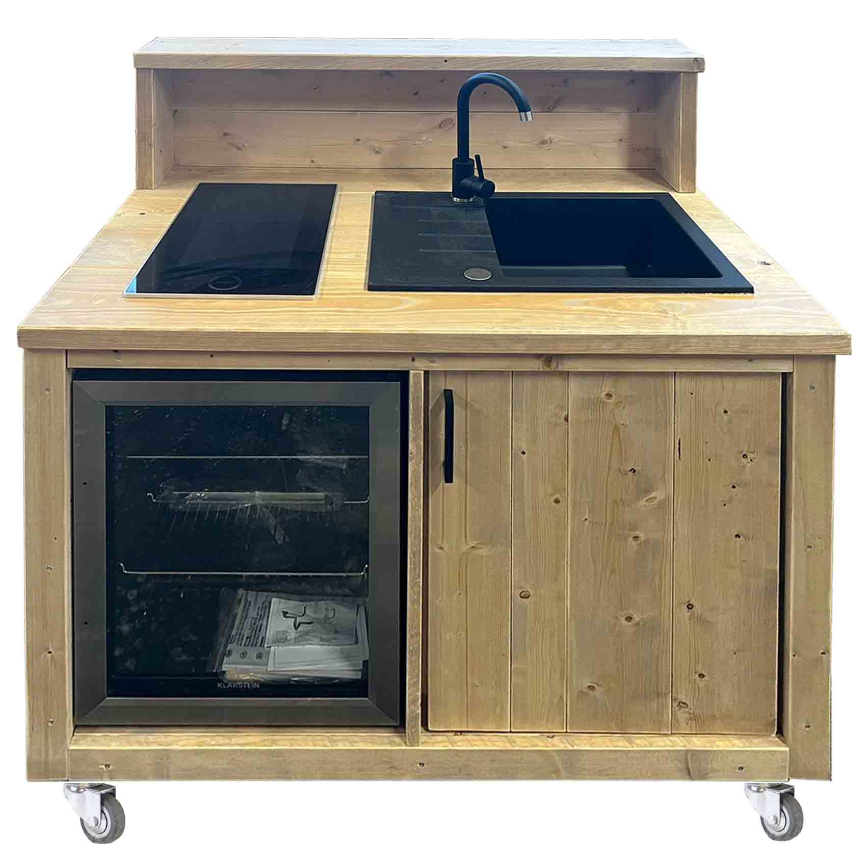 Bauholz Style: Grilltisch - Outdoorküche - Bar - Tresen - "PERTHONE KITCHEN WOOD-Top Bauholz Style: Grilltisch - Outdoorküche - Bar - Tresen - "PERTHONE KITCHEN WOOD-Top