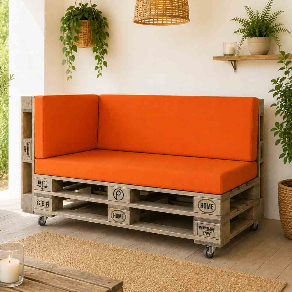 Palettenmöbel: Paletten-/Lounge-Sofa  "PERTHONE CLASSIC-Back"