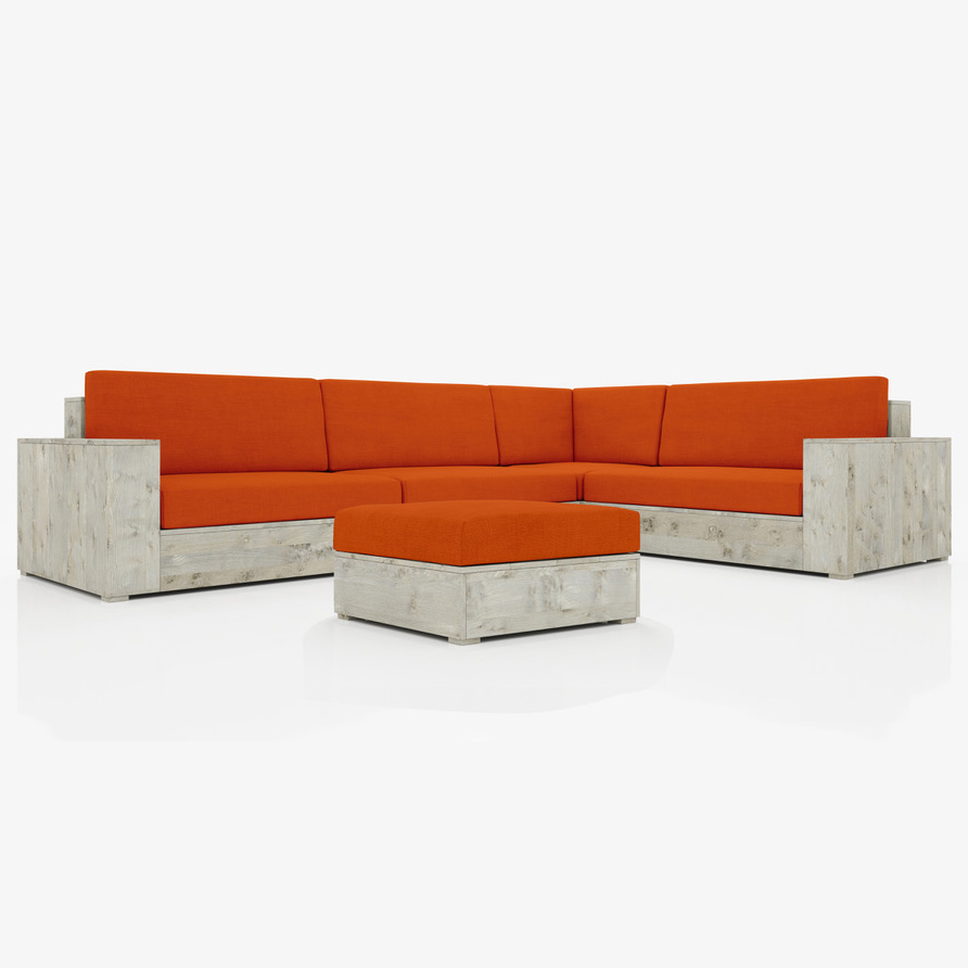 Bauholz - Luxus Lounge / Lounge - Eckbank XXL  "COFETE"