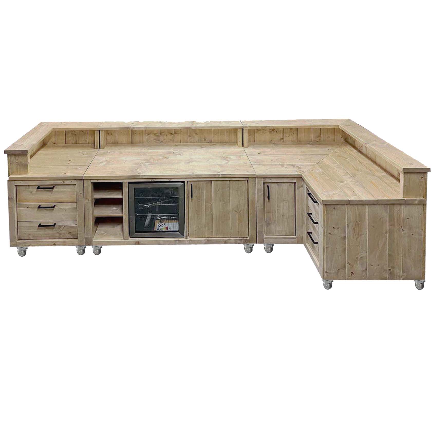 Bauholz Style: Grilltisch - Outdoorküche - Bar - Tresen - "PERTHONE KITCHEN WOOD-5"