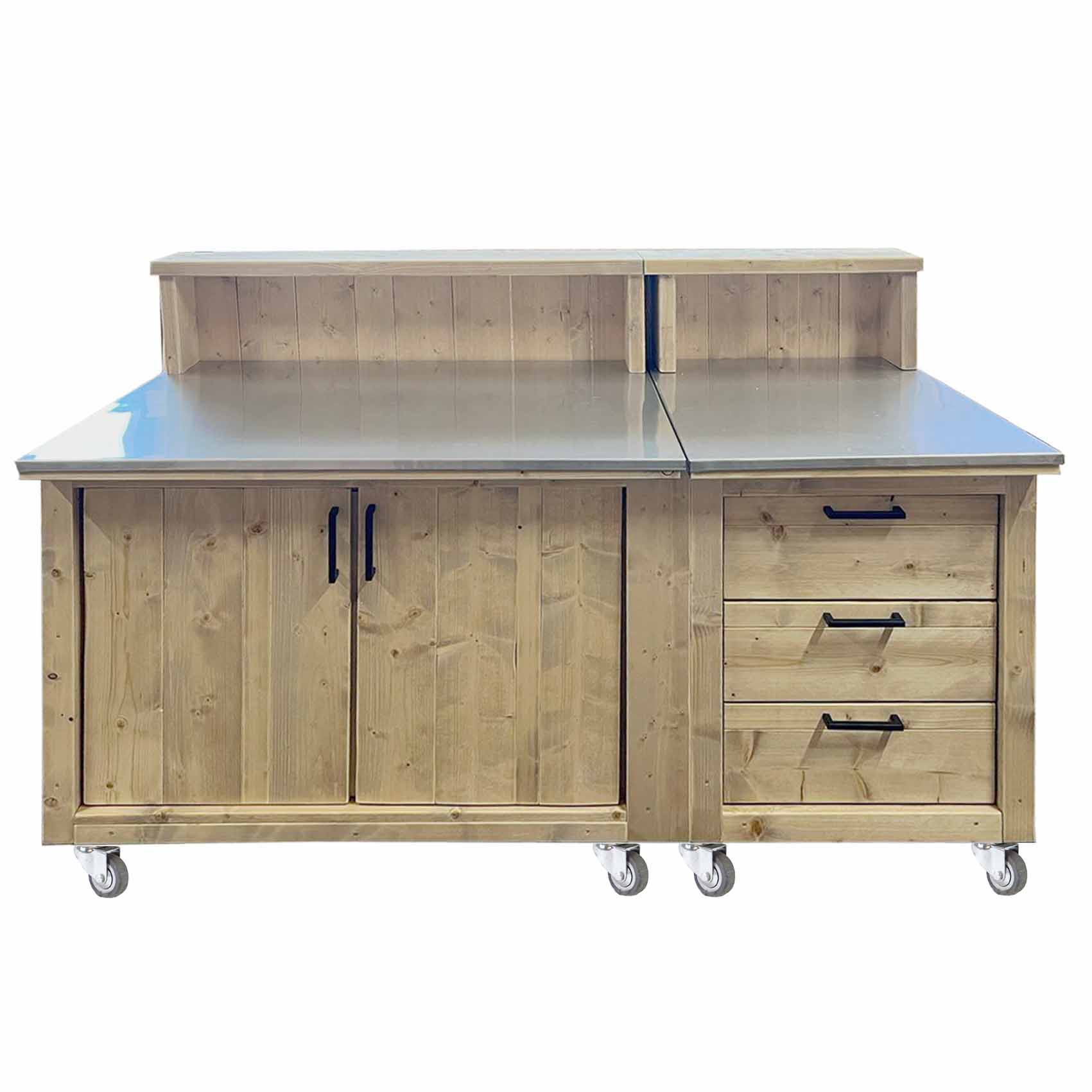 Bauholz Style: Grilltisch - Outdoorküche - Bar - Tresen - "PERTHONE WOOD-TWO TOP"