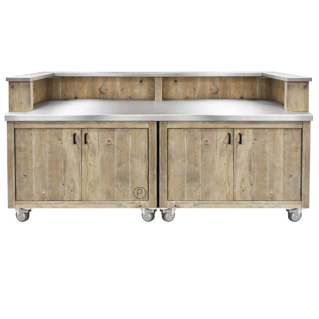 Bauholz Style: Grilltisch - Outdoorküche - Bar - Tresen - "PERTHONE-B25"