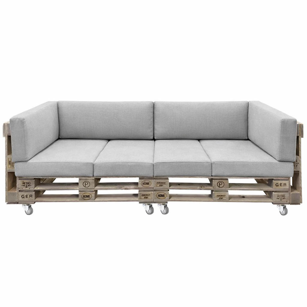 Palettenmöbel: Paletten-/Lounge-Sofa  "PERTHONE CLASSIC-Back"