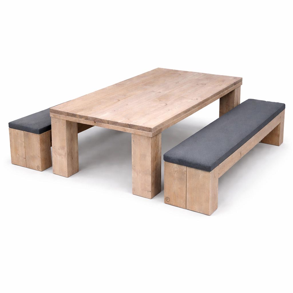 Bauholzmöbel Stil: Esstisch Garnitur "ROVERETTO"