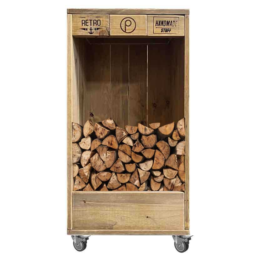 Palettenmöbel Brennholzlager "WOOD-STOCK" Palettenmöbel Brennholzlager "WOOD-STOCK"