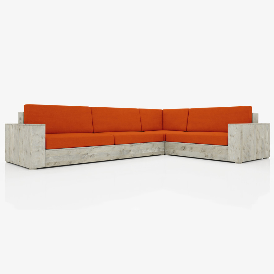 Bauholz - Luxus Lounge / Lounge - Eckbank XXL  "COFETE"