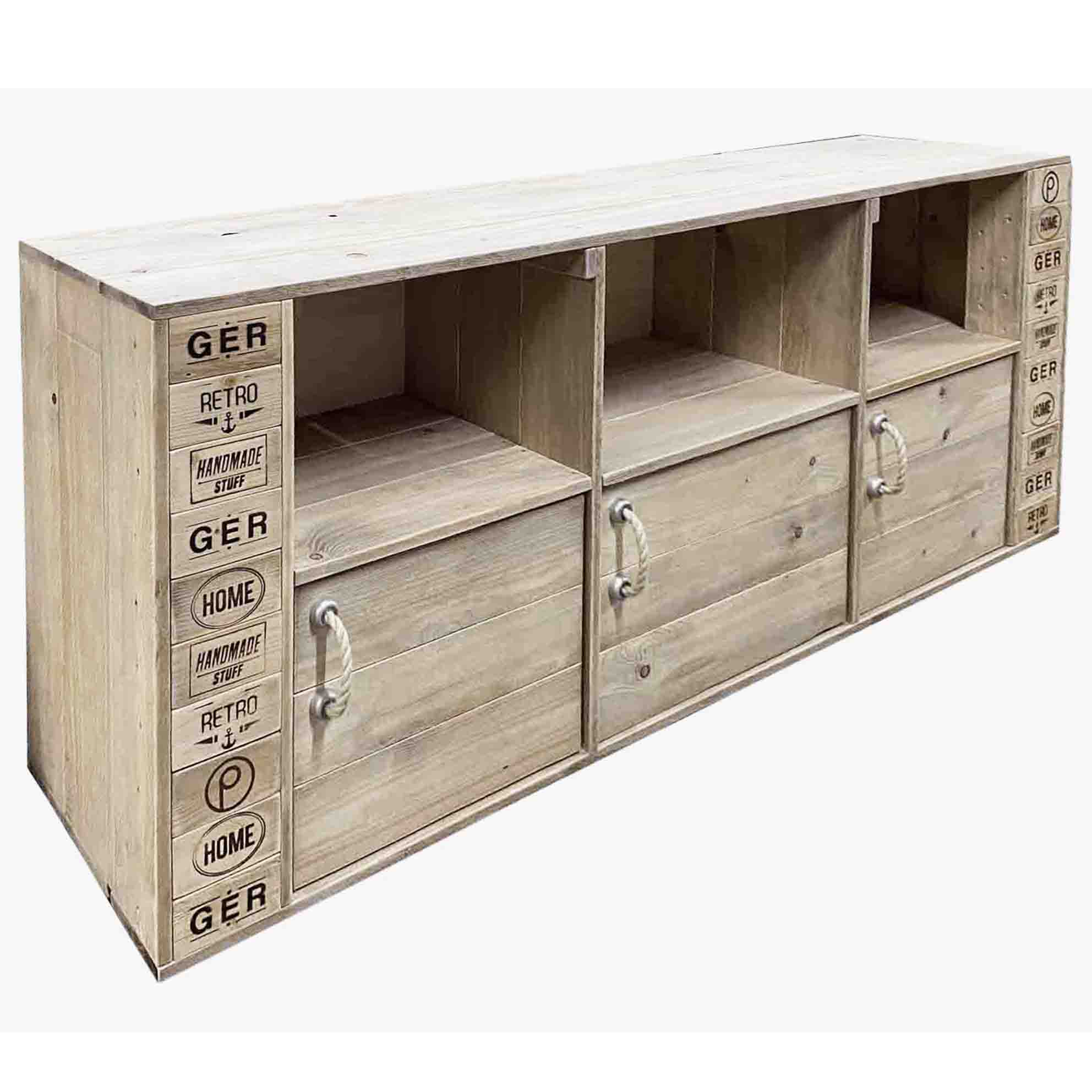 Palettenmöbel großes Highboard "WAINAKU" Palettenmöbel großes Highboard "WAINAKU"