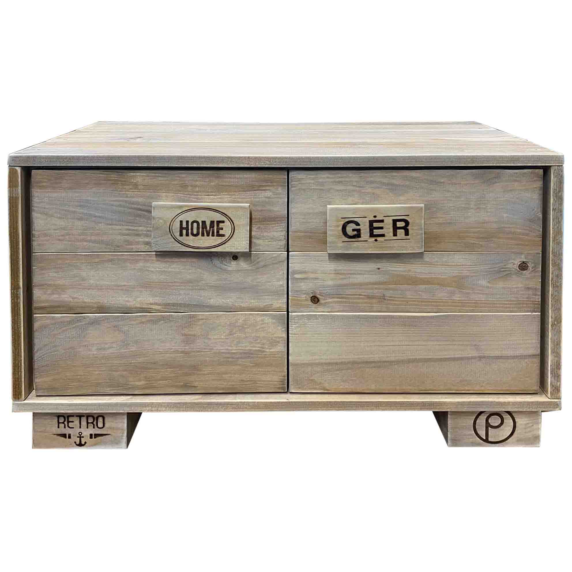 Palettenmöbel: kleine Kommode - Sideboard "MALOMALO" Palettenmöbel: kleine Kommode - Sideboard "MALOMALO"