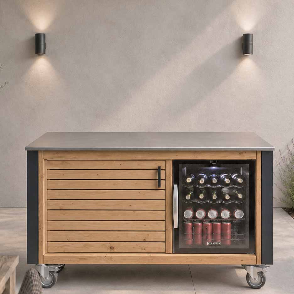 LÄRCHE exklusiv: Outdoorküche - Grilltisch - BBQ Möbel - Grillstation  "PERTHONE LEO 2"