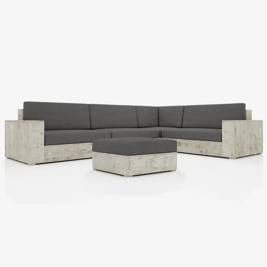 Bauholz - Luxus Lounge / Lounge - Eckbank XXL  "COFETE"