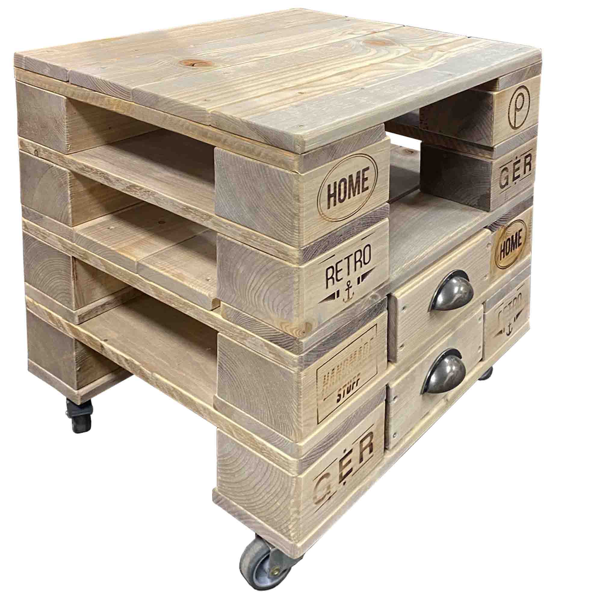 Beistelltisch-Couchtisch-aus Paletten-Palettenmöbel