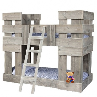 Bauholz Etagenbett / Hochbett "Palermo"