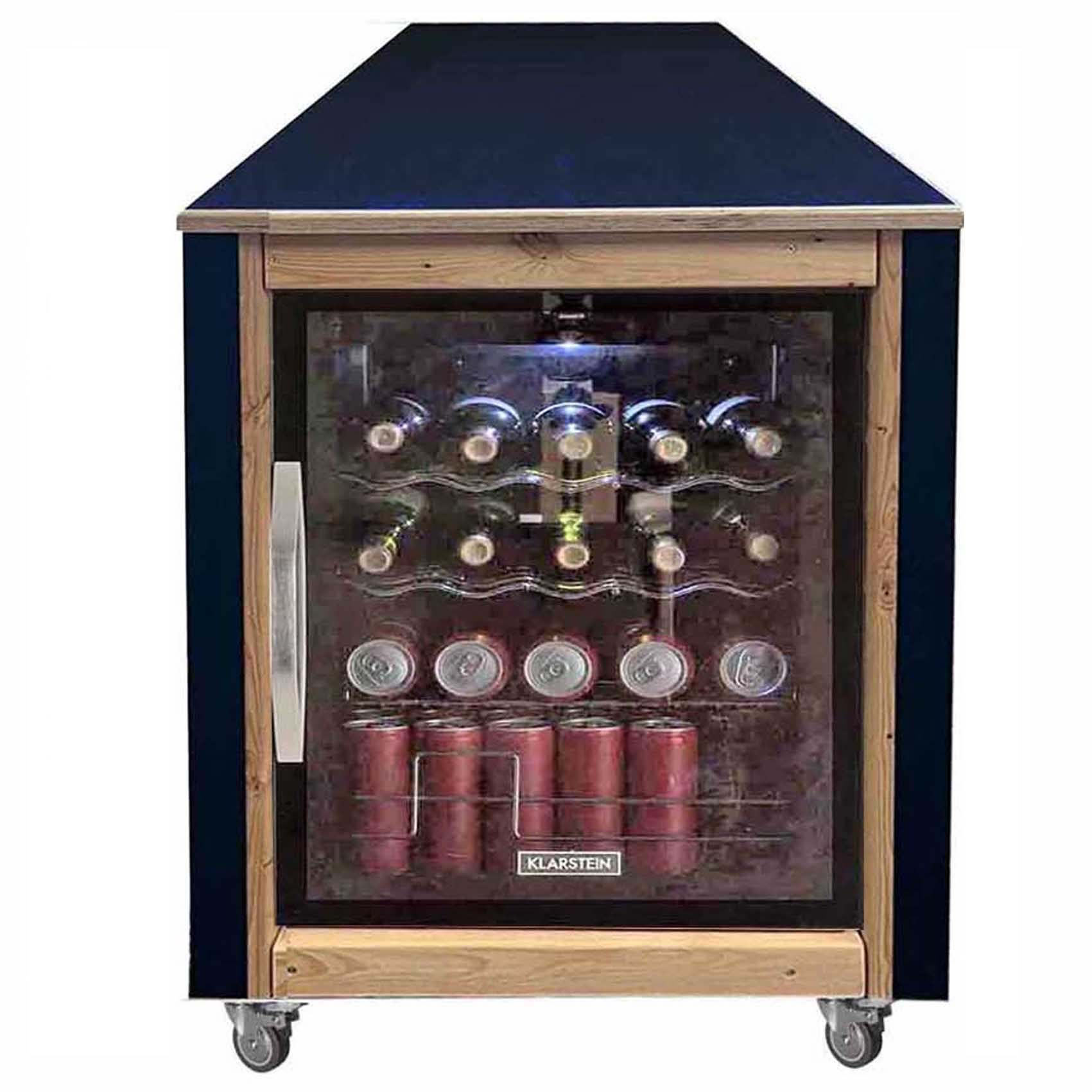 63 cm Modul - Lärchenholz massiv:  Grilltisch - Outdoorküche - BBQ Möbel- "PERTHONE LEO 11"