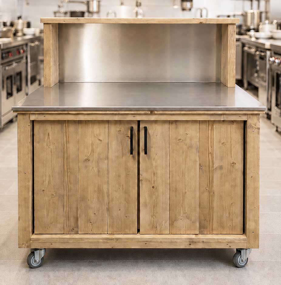 Bauholz Style: Grilltisch - Outdoorküche - Bar - Tresen - "PERTHONE-B15"