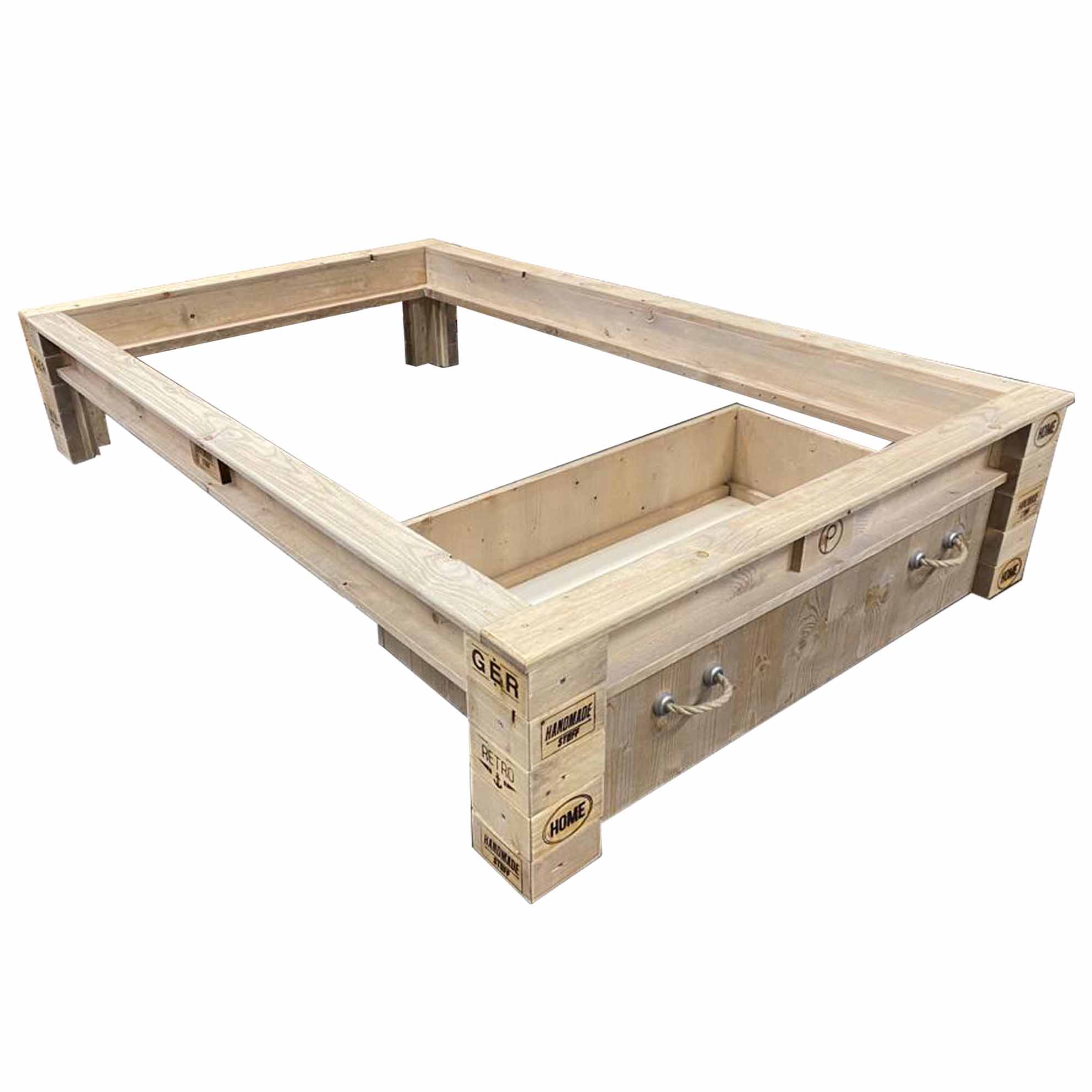 Palettenmöbel Bett "BORA-BORA"