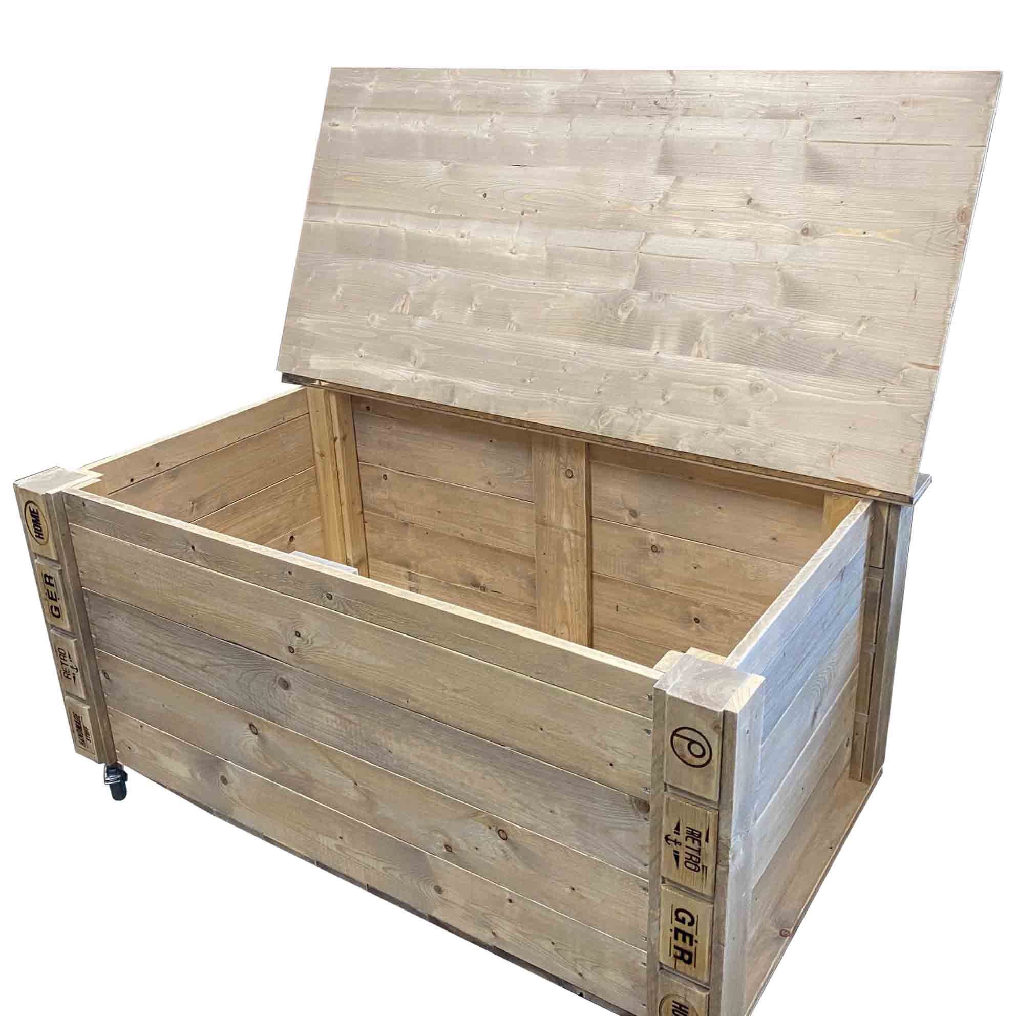 Palettenmöbel Auflagenbox - Gartenpolsterbox "CUSCINO"