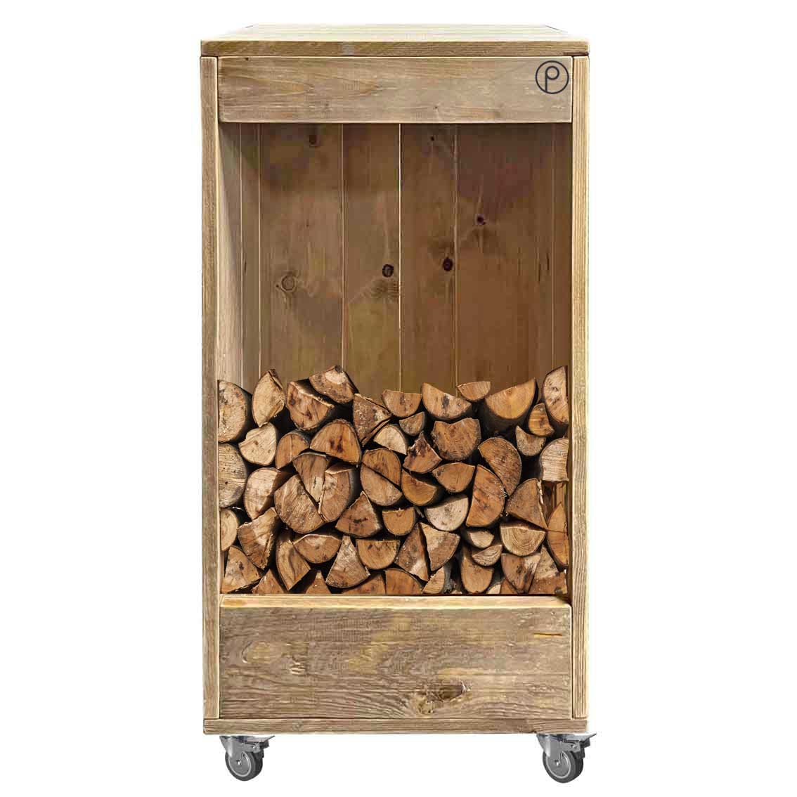 Bauholzmöbel: Brennholzlager "WOOD-STOCK" Bauholzmöbel: Brennholzlager "WOOD-STOCK"