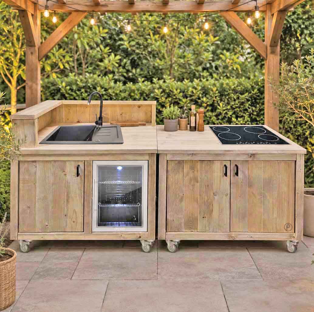 Bauholz Style: Grilltisch - Outdoorküche  "PERTHONE-B29"