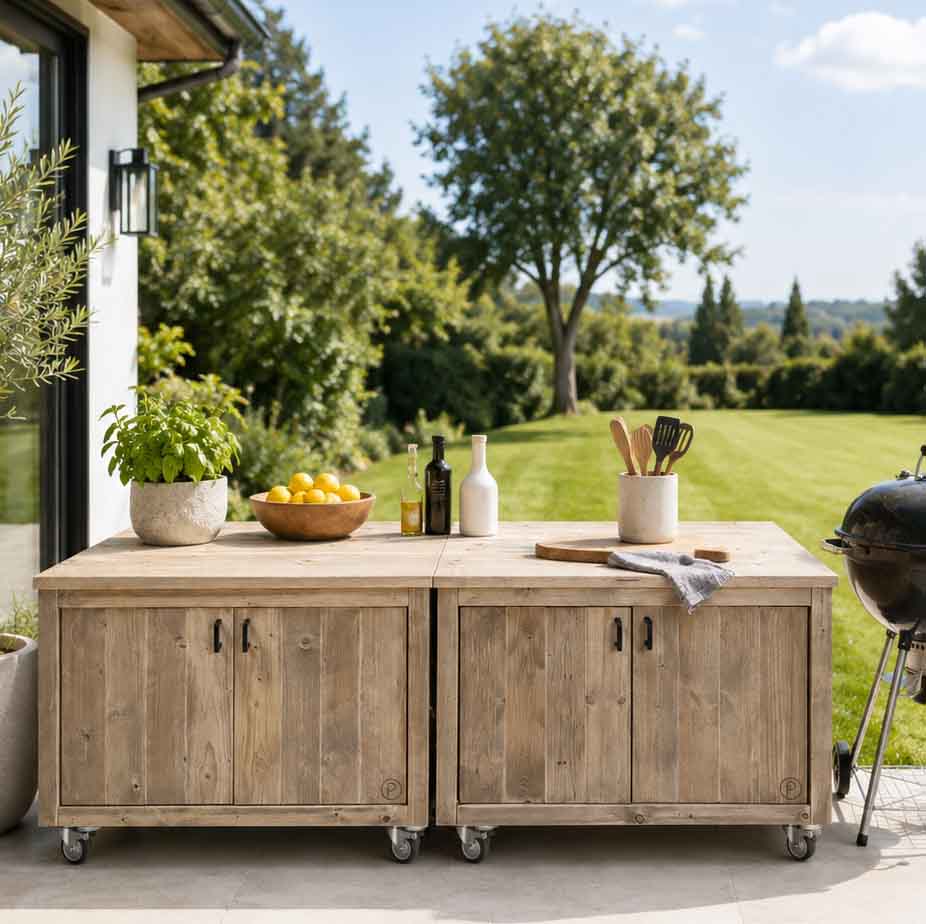 Bauholz Style: Grilltisch - Outdoorküche  "PERTHONE-B22"