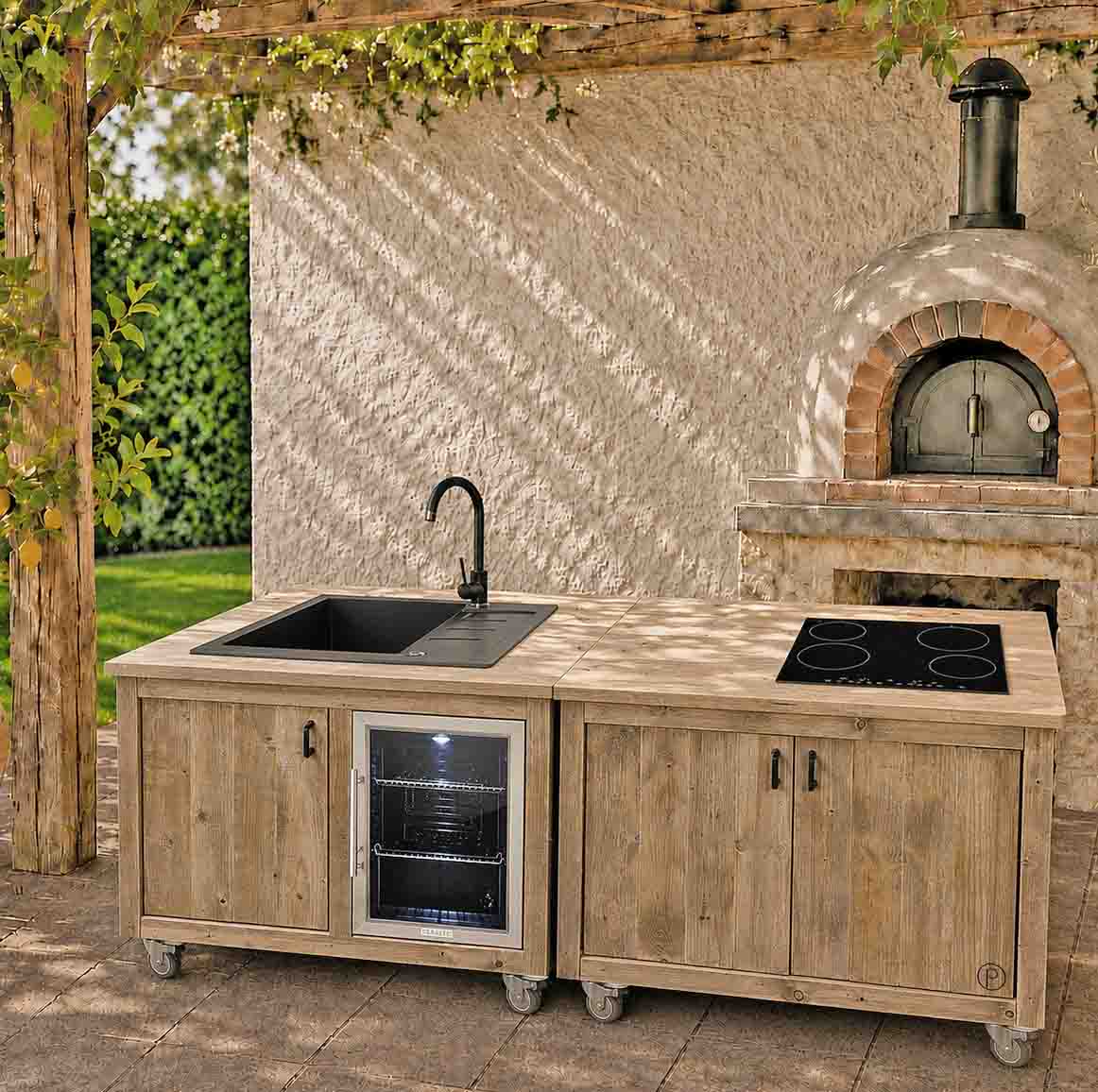 Bauholz Style: Grilltisch - Outdoorküche  "PERTHONE-B28"