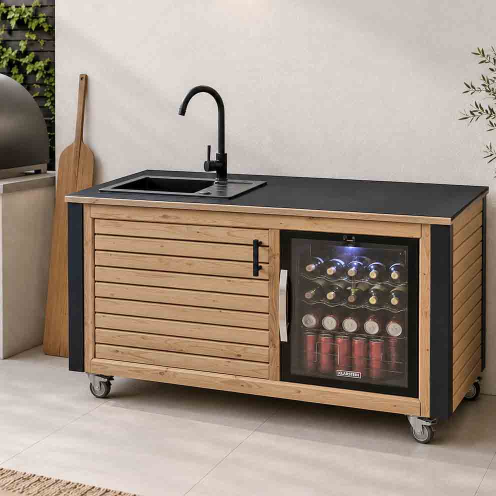 LÄRCHE exklusiv: Outdoorküche - Grilltisch - BBQ Möbel - Grillstation  "PERTHONE LEO 16"