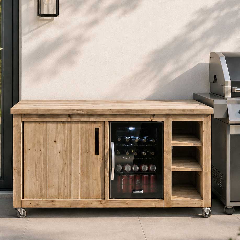 Bauholz Style: Grilltisch - Outdoorküche - Bar - Tresen - "PERTHONE-B16"