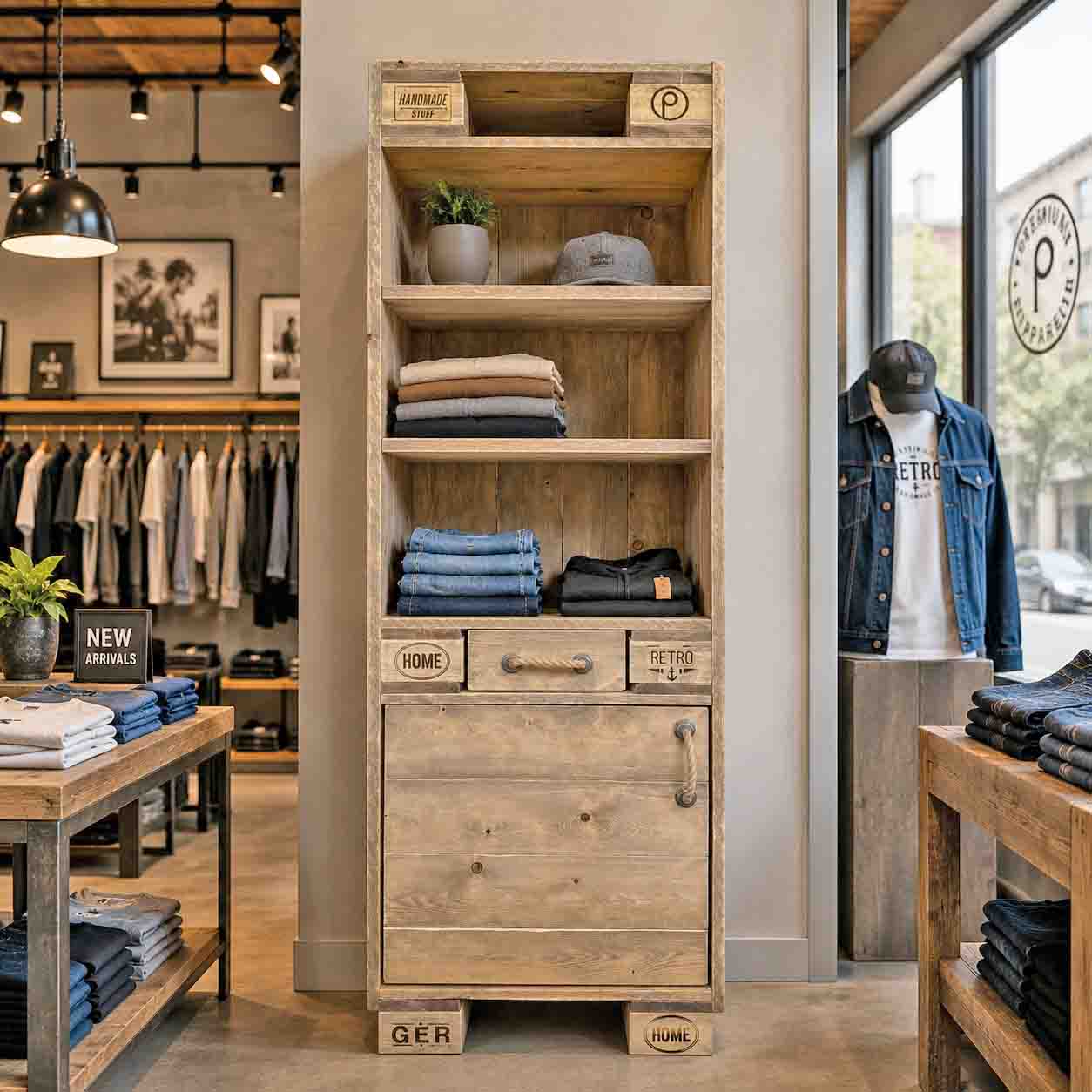 Palettenmöbel: Hochschrank "MAKAPU"